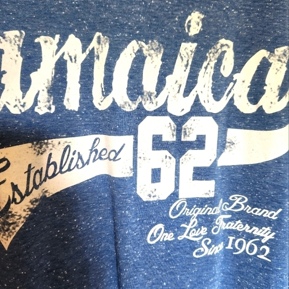 Men's Surf Classic "Jamaica" Plus  Size Baseball's Tee - Size 3x - Picture 4 of 10